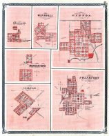 Rossville, Windfall, Tipton, Michigantown, Colfax, Frankfort, Indiana State Atlas 1876
